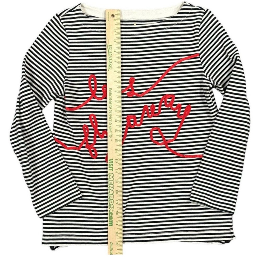 Kate Spade Let’s fly Away Striped Lightweight Sweater Women's Size Small EUC